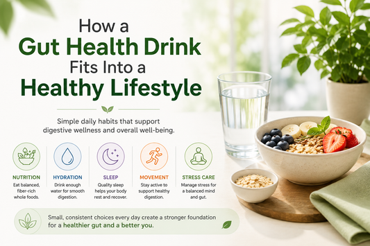 How a Gut Health Drink Fits Into a Healthy Lifestyle