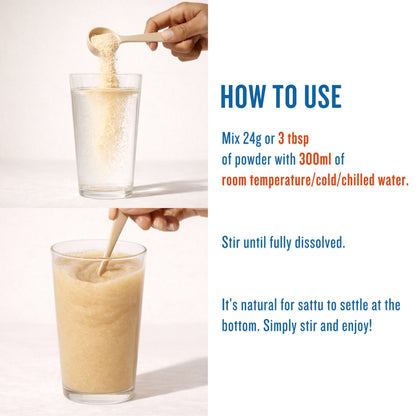 Hydration & Energy Sattu Lemon Drink