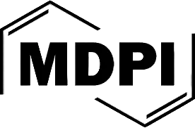 Logo of MDPI with brown text on a transparent background